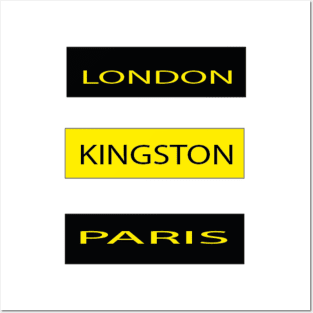 London Kingston Paris Posters and Art